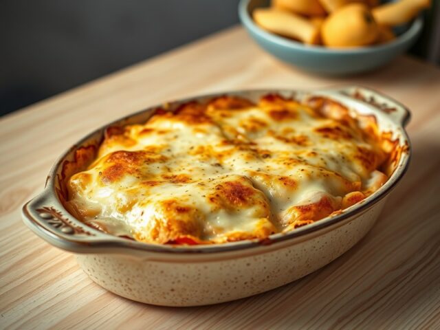 Ovenschotel met vlees of kip