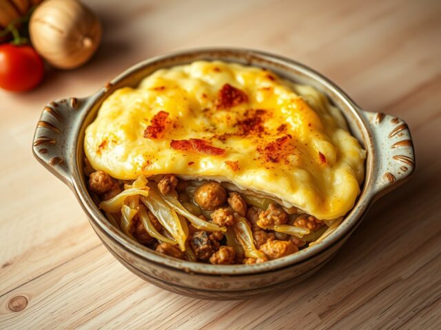 Ovenschotel met witte kool