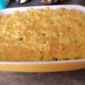 Ovenschotel spinazie met kipreepjes en rösti