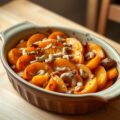 Ovenschotel van bataat met appel