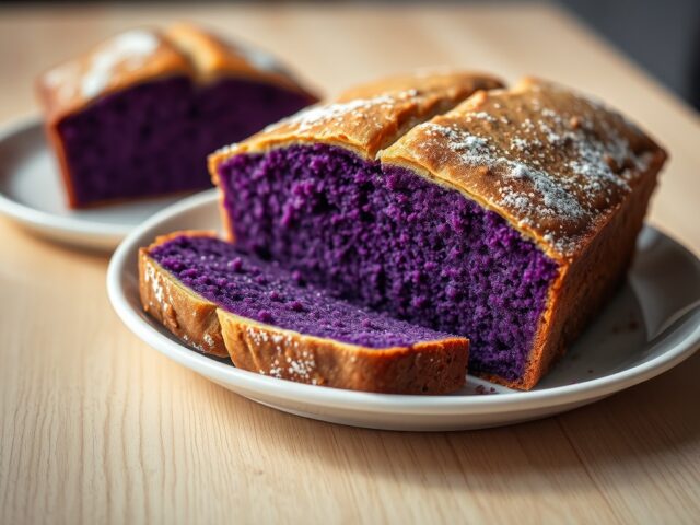 Paarse cake
