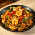 Pad See (Y)ew = Pad Siew (Rijstnoedels met Ei, Vlees en Zoetsaus)