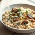 Paddestoelen Boursinrisotto