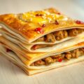 Paddestoelentompoes met curry en sesam