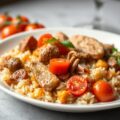 Paella van de arme man