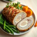 Pain de veau à la salde d’artichauts