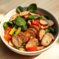 Paksoi met varkenshaas
