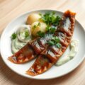 Palingfilets met waterkersmayonaise