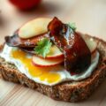 palingsandwich met appel en roomkaas