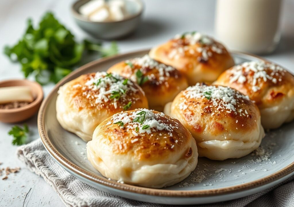 Pancetta-Pecorinokoekjes, AI-gegenereerde illustratie