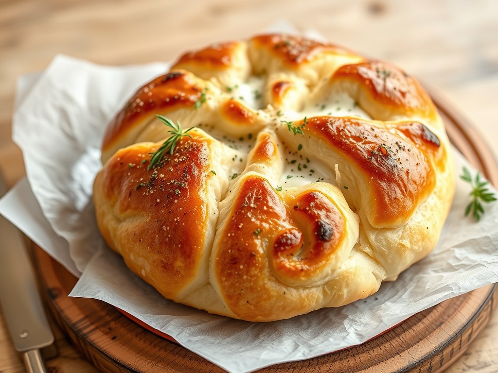 Pandorato (Pikant brood uit de koekenpan), AI-gegenereerde illustratie