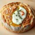 Pane met kaas en tijm