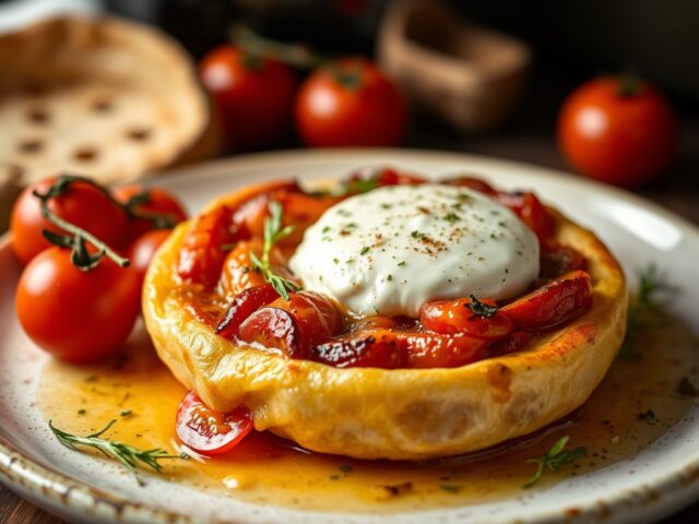 Pangafilet met camembert uit de oven — AI-gegenereerde illustratie