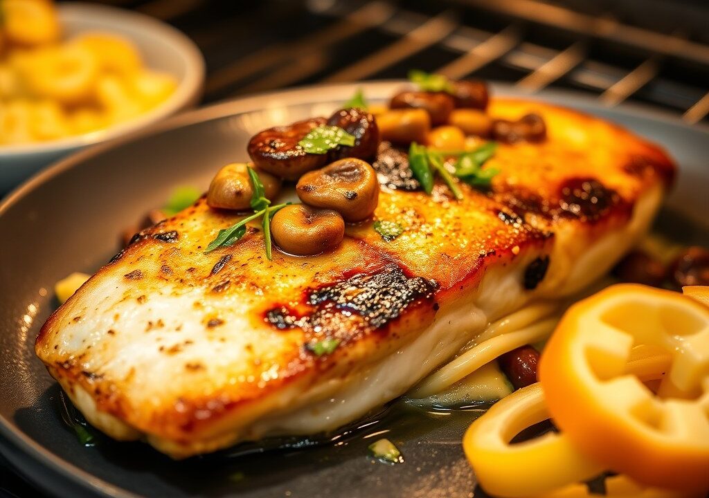 Pangasiusfilet uit de oven, AI-gegenereerde illustratie
