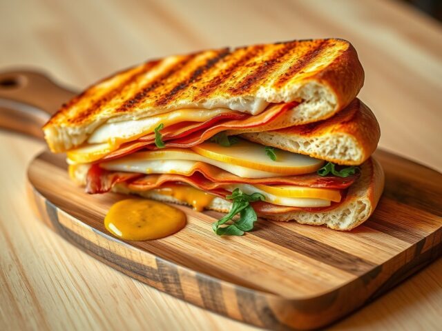 Panini met kip en Maredsous Traditie