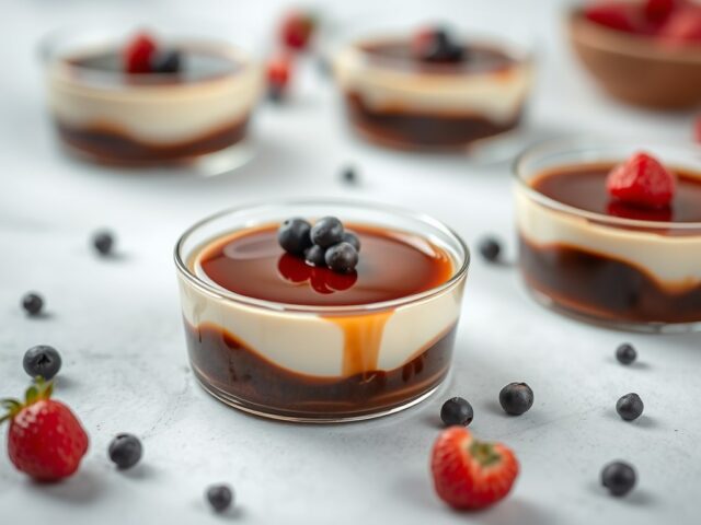 Panna cotta met koffie