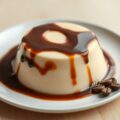 Panna cotta met koffie en chocoladesaus