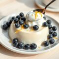 Panna cotta met yoghurt en citroen