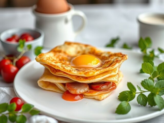 Pannenkoeken — AI-gegenereerde illustratie