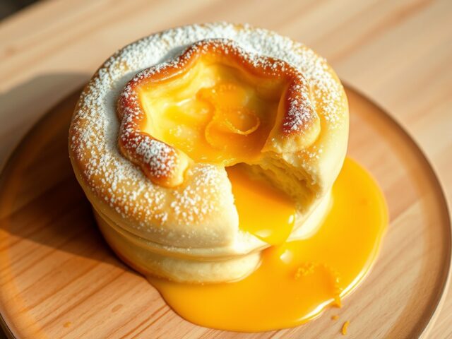 Pannenkoekensoufflé met sinaasappel
