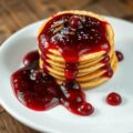 pannenkoekjes met cranberrycompote