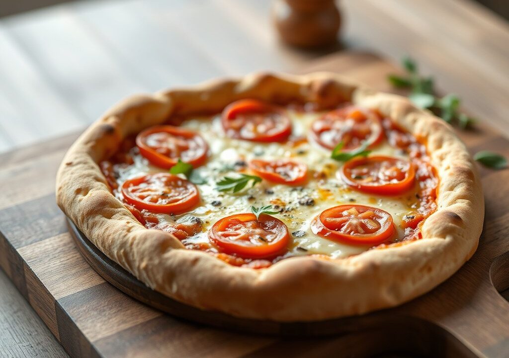 Panpizza voor studenten en anderen… — AI-gegenereerde illustratie