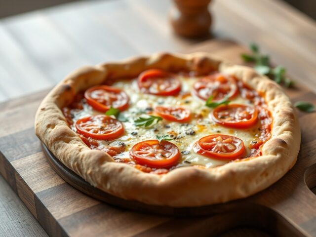 Panpizza voor studenten en anderen… — AI-gegenereerde illustratie