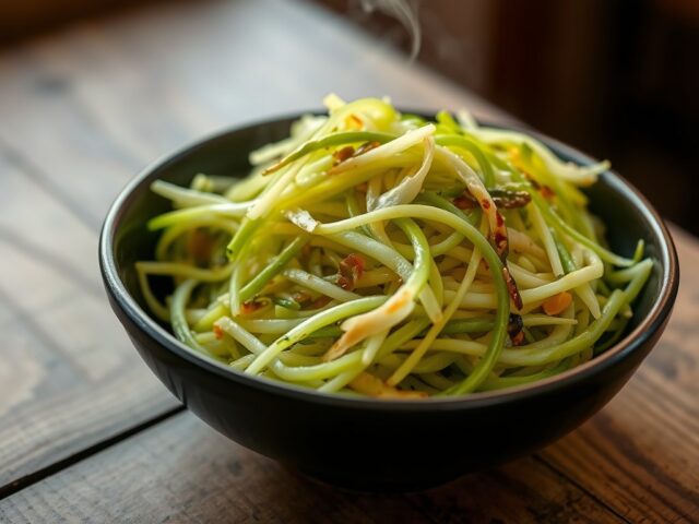 Papaya uit de wok