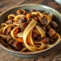 Pappardelle met kaneelbolognese