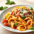 Pappardelle met tonijn