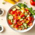Paprika – komkommersalade