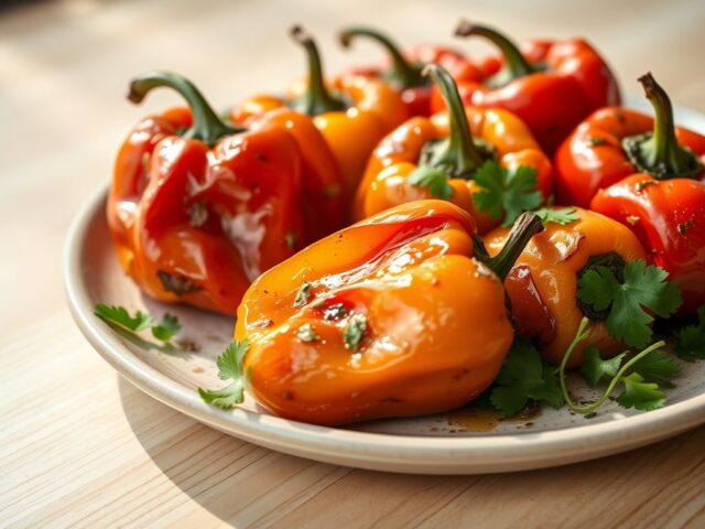 Paprika’s met koriander