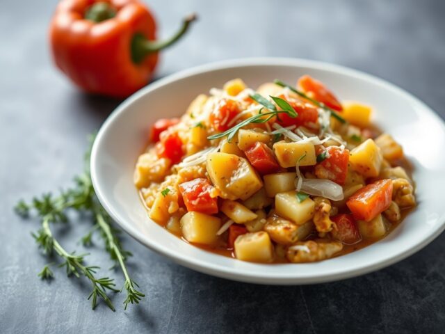 Paprika stamppot