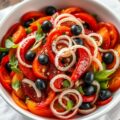 Paprika tomatensalade