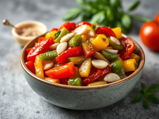 Paprikasalade (Insalata di peperoni)
