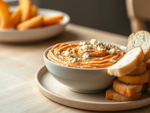 Paprikaspread met feta