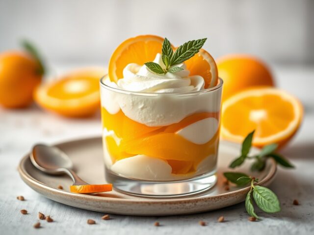 Parfait van madarijnlikeur