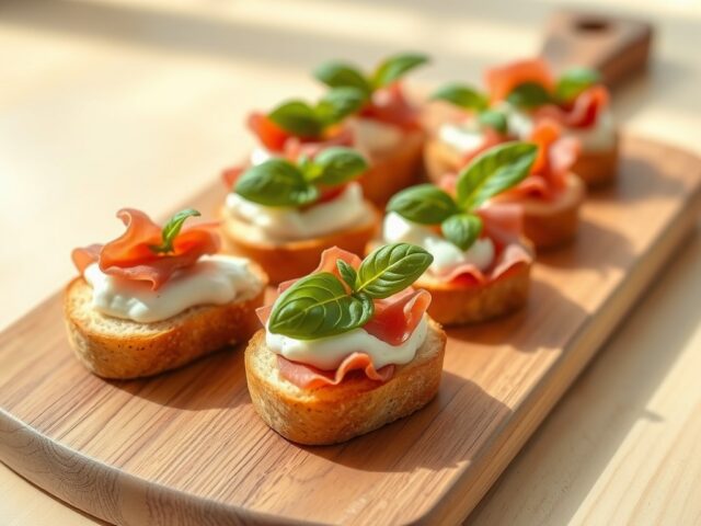Parmaham hapjes
