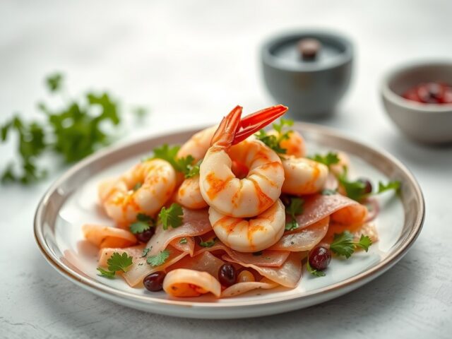 parmaham met peer en rucolaolie