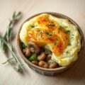 Parmentier met paddestoelen
