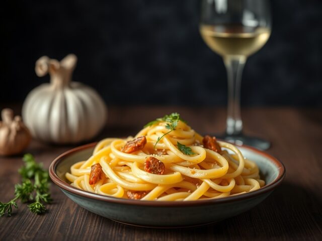 Pasta di Mama — AI-gegenereerde illustratie