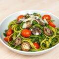 Pasta in spinazie