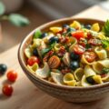 Pasta kip met pesto
