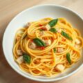 Pasta: Linguini met chili en citroen