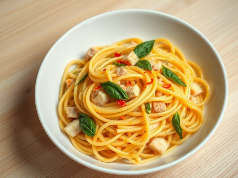 Pasta: Linguini met chili en citroen
