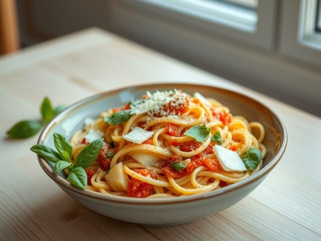 Pasta met artisjokken