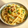 Pasta met courgette