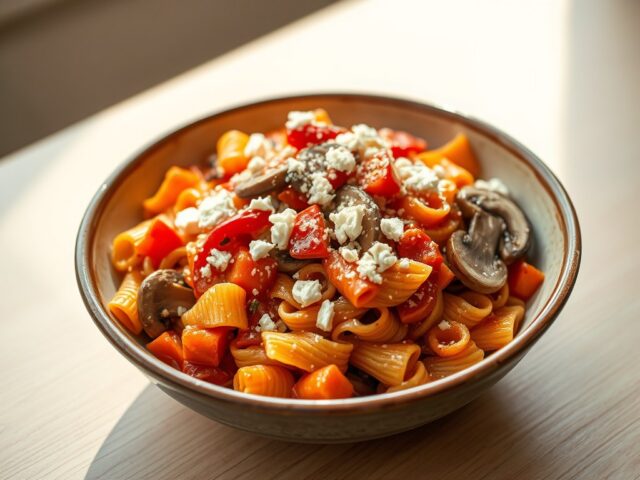 Pasta met fetakaas