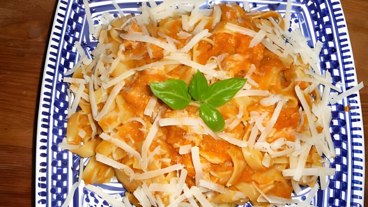 Pasta met gerookte (zalm)forel van Gordon Ramsay