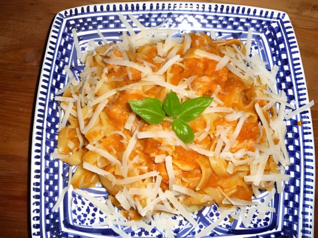 Pasta met gerookte (zalm)forel van Gordon Ramsay